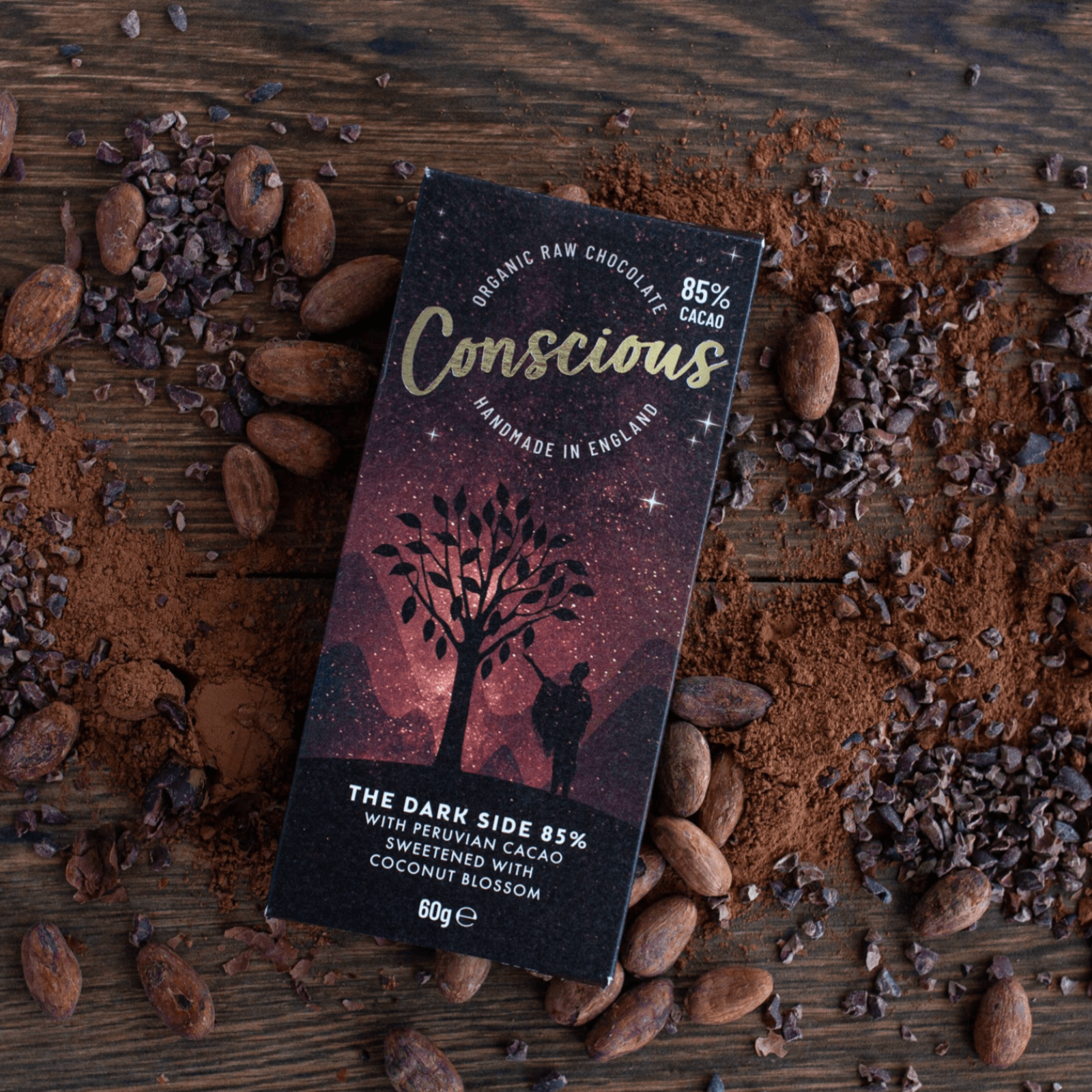 Conscious Chocolate The Dark Side 85% Bar