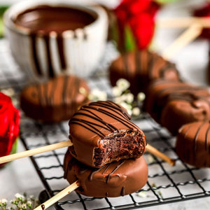 No-Bake Chocolate Brownie Hearts
