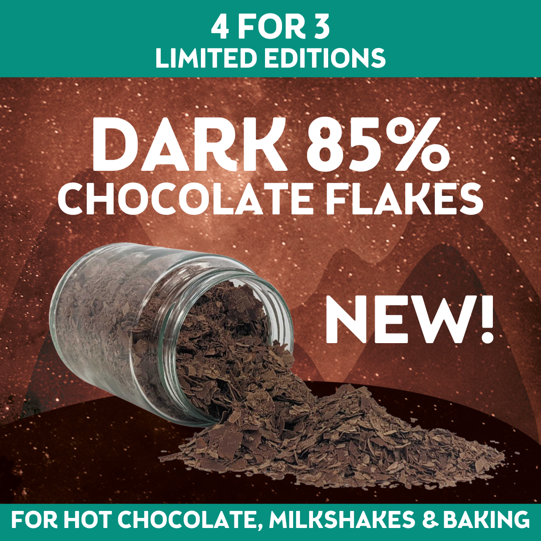 LIMITED EDITION - Dark 85% Chocolate Flakes