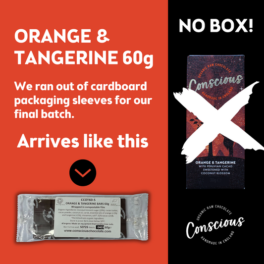 Conscious Chocolate Orange and Tangerine Bar