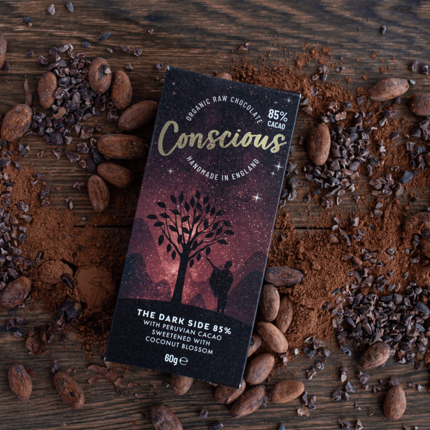 Conscious Chocolate The Dark Side 85% Bar