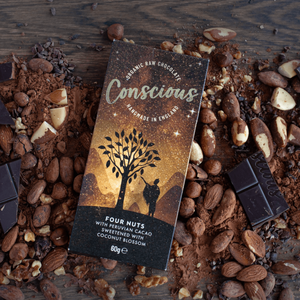 Conscious Chocolate Four Nuts Bar